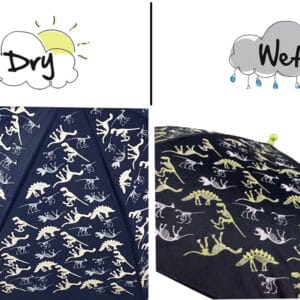 personalized kids umbrella bulk Dinosaur color changing umbrellas