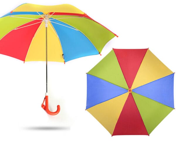 Custom Rainbow kids Umbrellas With Logo