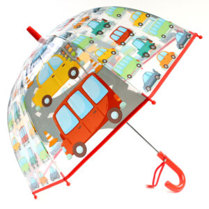 Personalized Kids Clear Bubble Car Design Umbrellas Wholesales