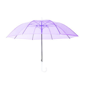 cheap 46" clear purple umbrella bulk
